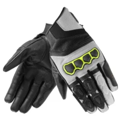 Rękawice miejskie REBELHORN PATROL SHORT BLACK/GREY czarny szary żółty fluo