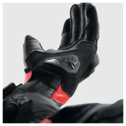 Rękawice miejskie REBELHORN VIPER BLACK/GREY/FLUO RED czarny szary czerwony fluo