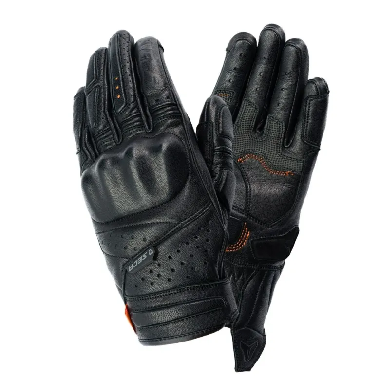 Rękawice miejskie SECA GHOST D3O BLACK czarny