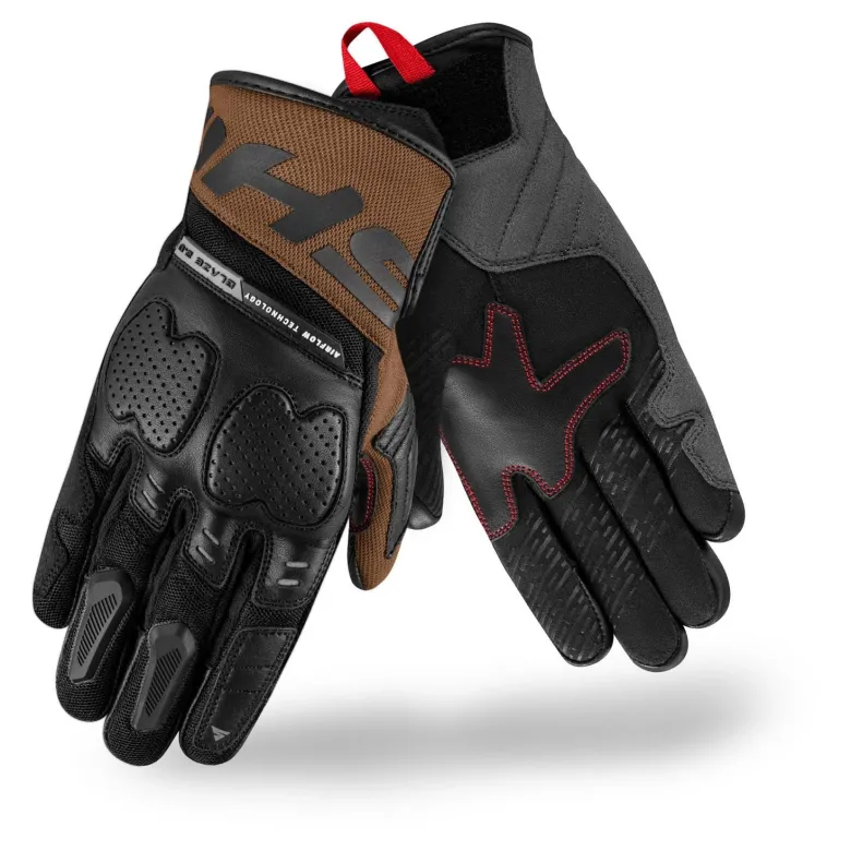 Rękawice miejskie SHIMA BLAZE 2.0 BROWN czarny brązowy