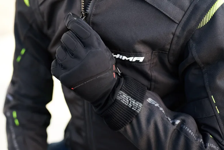 Rękawice miejskie SHIMA OSLO WIND MEN BLACK czarny