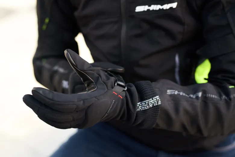 Rękawice miejskie SHIMA OSLO WIND MEN BLACK czarny