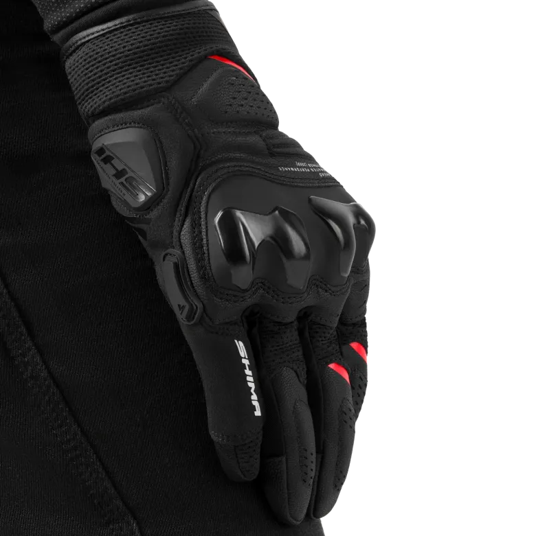 Rękawice miejskie SHIMA SPARK 3.0 BLACK/RED czarny czerwony