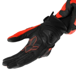 Rękawice miejskie SHIMA SPARK 3.0 RED FLUO czarny czerwony fluo