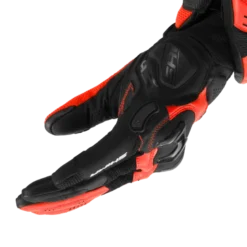 Rękawice miejskie SHIMA SPARK 3.0 RED FLUO czarny czerwony fluo