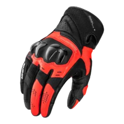 Rękawice miejskie SHIMA SPARK 3.0 RED FLUO czarny czerwony fluo