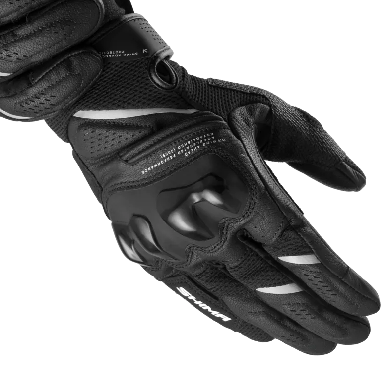 Rękawice miejskie SHIMA SPARK 3.0 BLACK/WHITE czarny biały