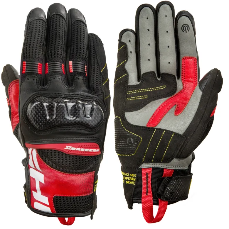 Rękawice miejskie SHIMA X-BREEZE 2 RED czarny czerwony