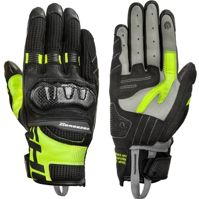 Rękawice miejskie SHIMA X-BREEZE 2 FLUO czarny żółty fluo