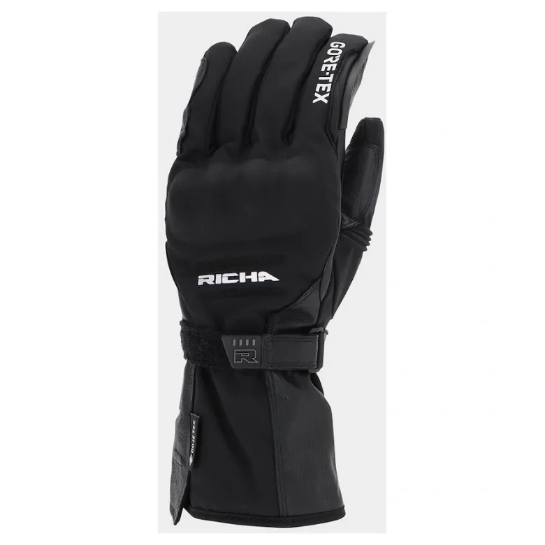 Rękawice ocieplane i wodoodporne RICHA ICE POLAR GORE-TEX BLACK czarny