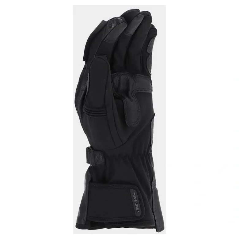 Rękawice ocieplane i wodoodporne RICHA ICE POLAR GORE-TEX BLACK czarny