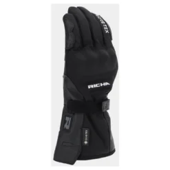 Rękawice ocieplane i wodoodporne RICHA ICE POLAR GORE-TEX BLACK czarny