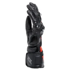 Rękawice sportowe DAINESE CARBON 4 LONG BLACK/FLO RED/WHITE czarny czerwony biały