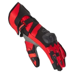 Rękawice sportowe REBELHORN FIGHTER BLACK/FLUO RED czarny czerwony