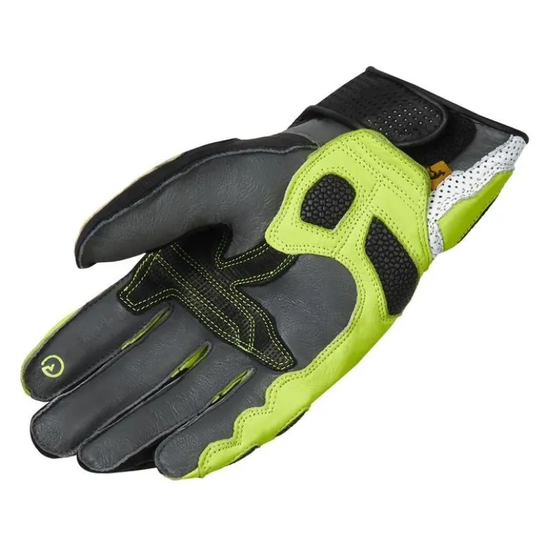 Rękawice sportowe REBELHORN ST SHORT BLACK/GREY/FLO YELLOW czarny szary żółty fluo