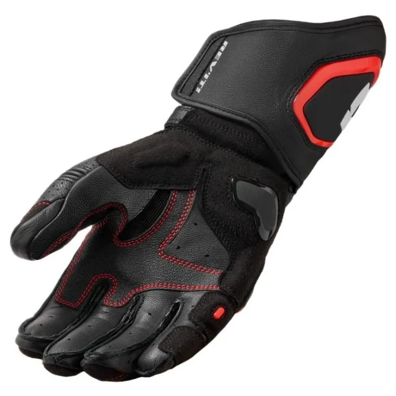 Rękawice sportowe REVIT ARGON 3 BLACK/NEON RED czarny czerwony fluo