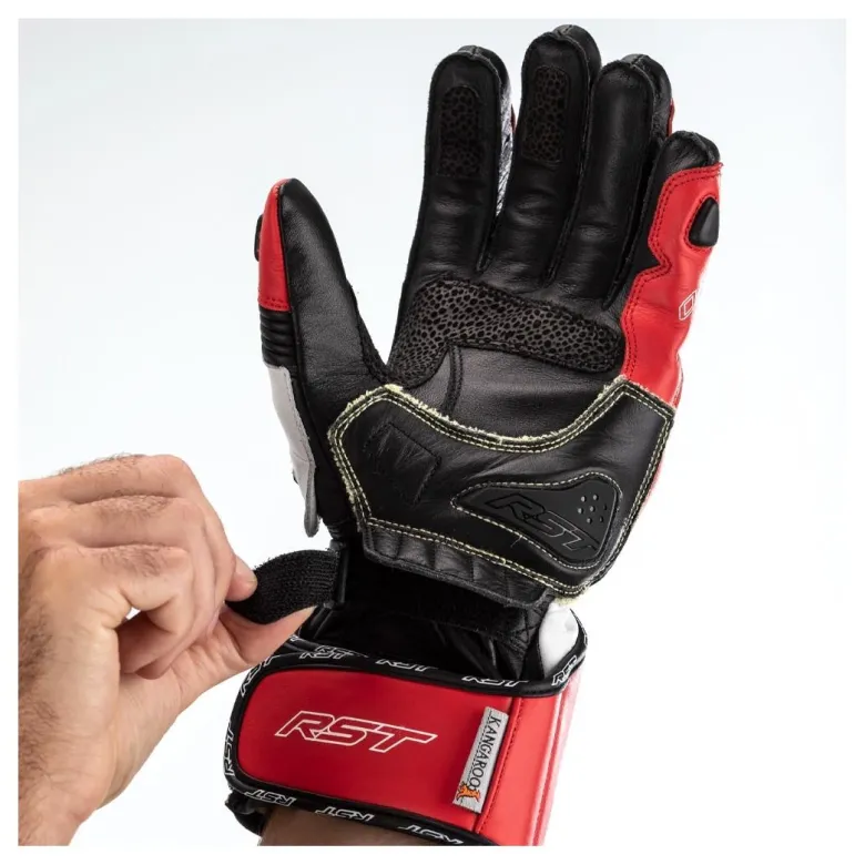 Rękawice sportowe RST TRACTECH EVO 4 CE RED/WHITE/BLACK czerwony biały czarny