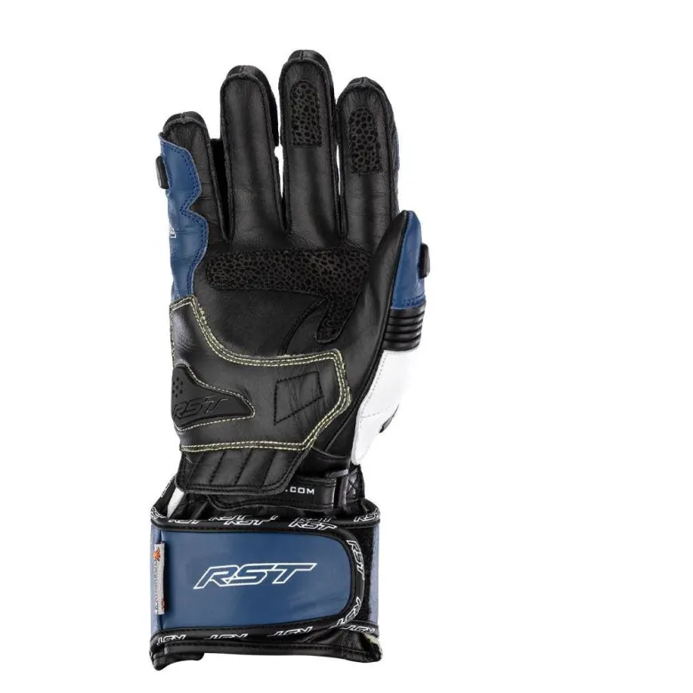 Rękawice sportowe RST TRACTECH EVO 4 CE BLUE/WHITE/BLACK biały czarny niebieski