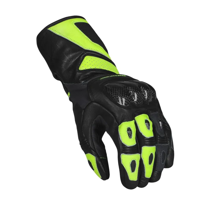 Rękawice sportowe SECA ATOM FLUO YELLOW czarny żółty fluo