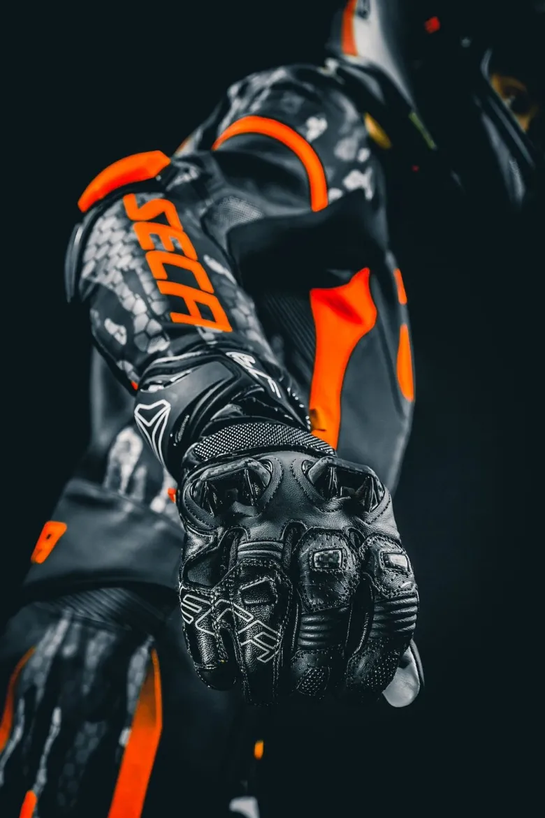 Rękawice sportowe SECA UKEMI PRO BLACK czarny szary