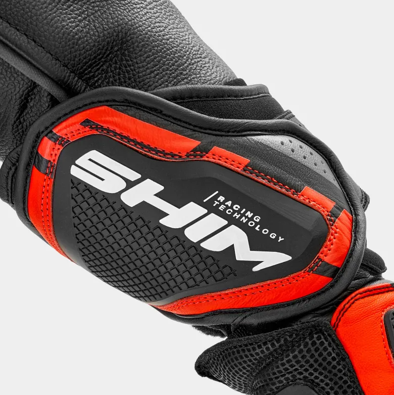 Rękawice sportowe SHIMA RS-3 RED FLUO czarny czerwony fluo