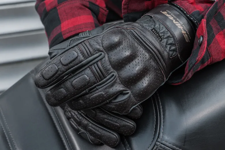 Rękawice szosowo-turystyczne SHIMA AVIATOR BLACK czarny