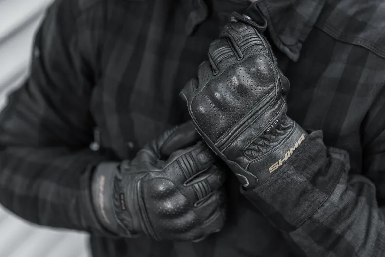 Rękawice szosowo-turystyczne SHIMA AVIATOR BLACK czarny
