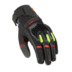Rękawice szosowo-turystyczne SECA GRAVEL BLACK/RED/FLUO YELLOW czarny czerwony żółty fluo