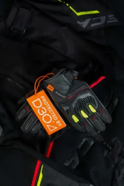 Rękawice szosowo-turystyczne SECA GRAVEL BLACK/RED/FLUO YELLOW czarny czerwony żółty fluo