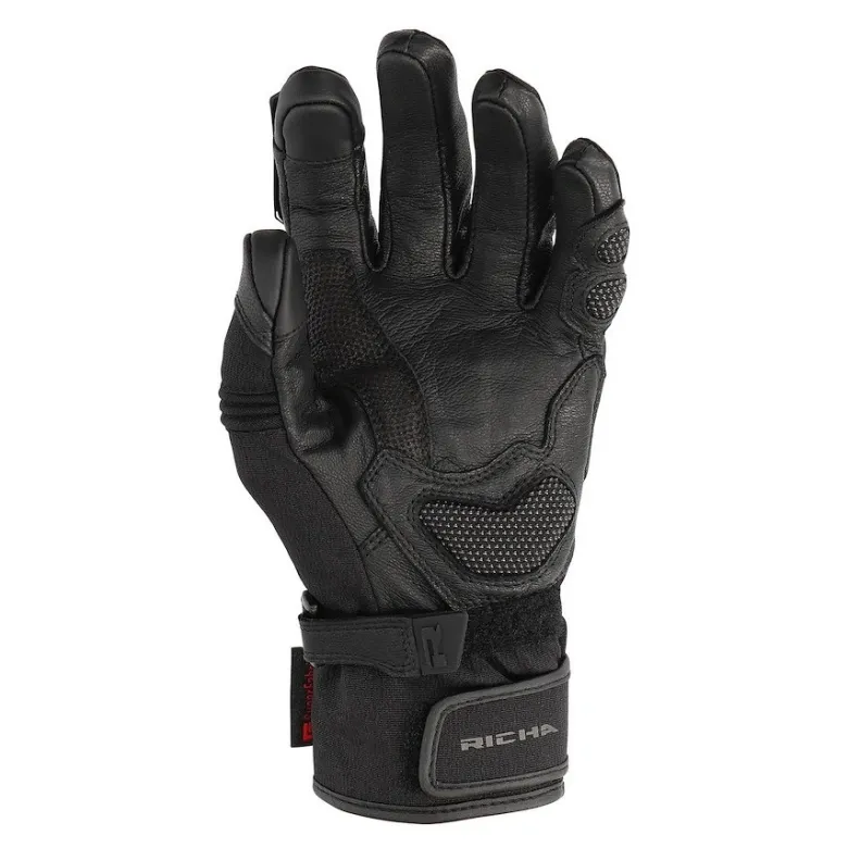 Rękawice zimowe damskie RICHA ATLANTIC GORE-TEX LADY BLACK czarny