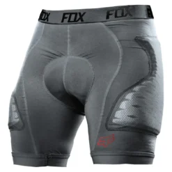 Spodenki z ochraniaczami FOX TITAN RACE SHORT CHARCOAL szary