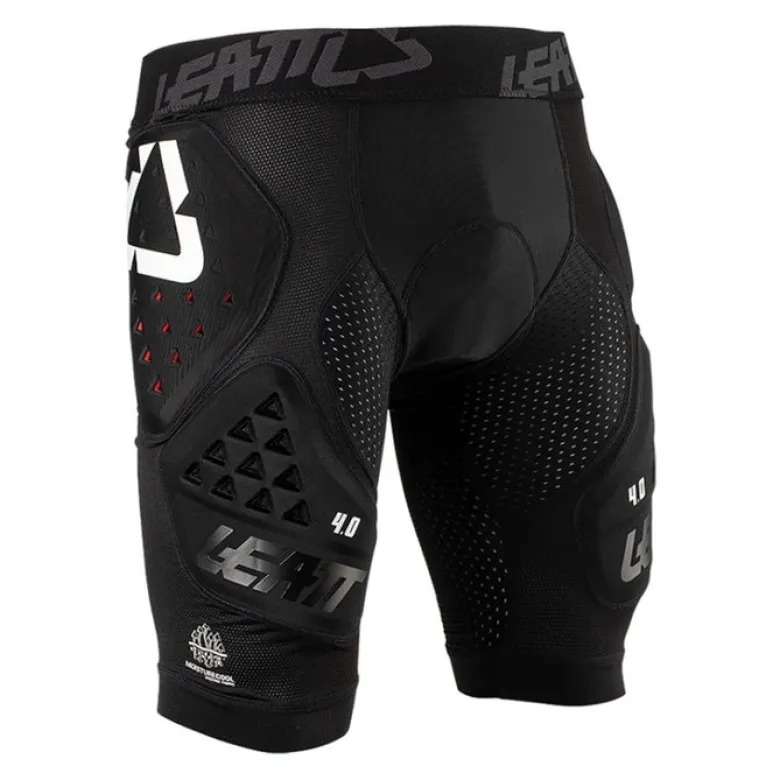 Spodenki z ochraniaczami LEATT IMPACT SHORTS 3DF 4.0 BLACK czarny