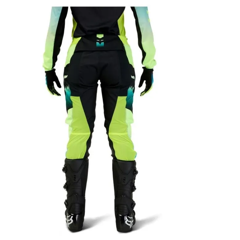 Spodnie cross damskie FOX LADY 180 FLORA BLACK/YELLOW czarny żółty