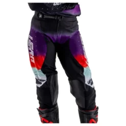 Spodnie cross damskie LEATT MOTO 4.5 LADY SUNBURN fioletowy czerwony czarny biały