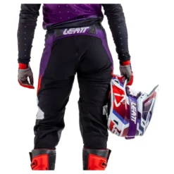 Spodnie cross damskie LEATT MOTO 4.5 LADY SUNBURN fioletowy czerwony czarny biały
