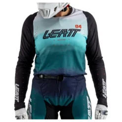 Spodnie cross damskie LEATT MOTO 4.5 LADY MARINE niebieski czarny biały