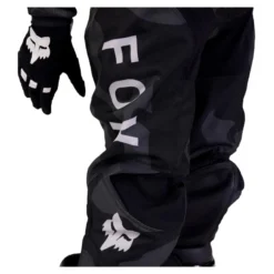 Spodnie cross dziecięce FOX JUNIOR 180 BNKR BLACK CAMO czarny szary