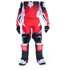 Spodnie cross dziecięce FOX JUNIOR 180 SHIELD FLUO RED czerwony fluo