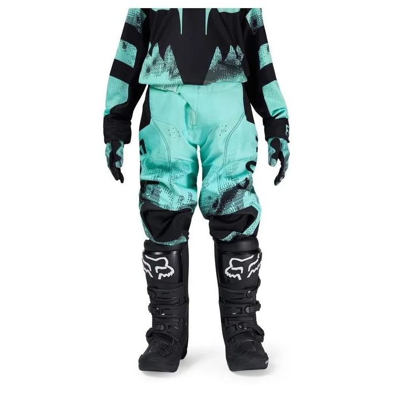 Spodnie cross dziecięce FOX JUNIOR 180 KAIROS TURQUOISE czarny zielony niebieski