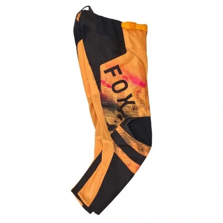 Spodnie cross dziecięce FOX JUNIOR 180 KAIROS TANGERINE czarny żółty