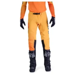 Spodnie cross FOX FLEXAIR FRACTURE TANGERINE pomarańczowy