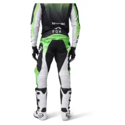 Spodnie cross FOX 180 KAWASAKI FLUO GREEN czarny zielony fluo