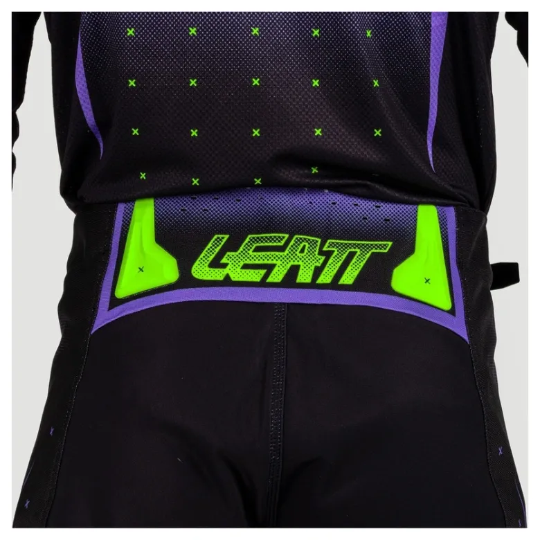 Spodnie cross LEATT MOTO 4.5 ARGON czarny niebieski