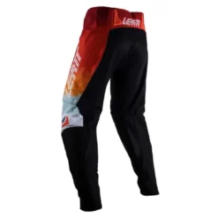 Spodnie cross LEATT MOTO 4.5 GLAMIS czerwony żółty pomarańczowy czarny biały