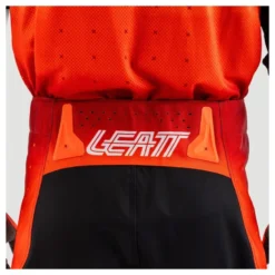 Spodnie cross LEATT MOTO 4.5 GLAMIS czerwony żółty pomarańczowy czarny biały