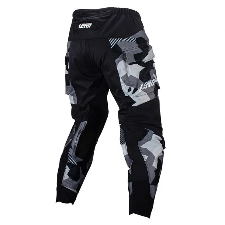 Spodnie cross LEATT MOTO 4.5 HYDRADRI FORGE szary czarny