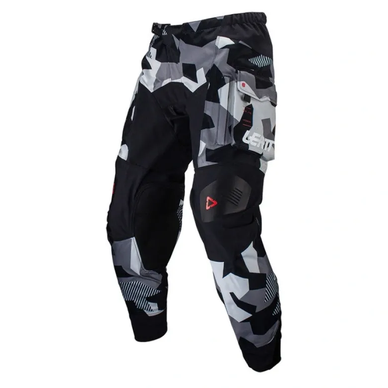 Spodnie cross LEATT MOTO 4.5 HYDRADRI FORGE szary czarny