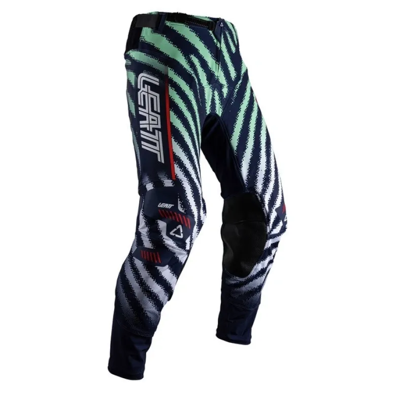 Spodnie cross LEATT MOTO 5.5 I.K.S. MATCHA zielony czarny biały