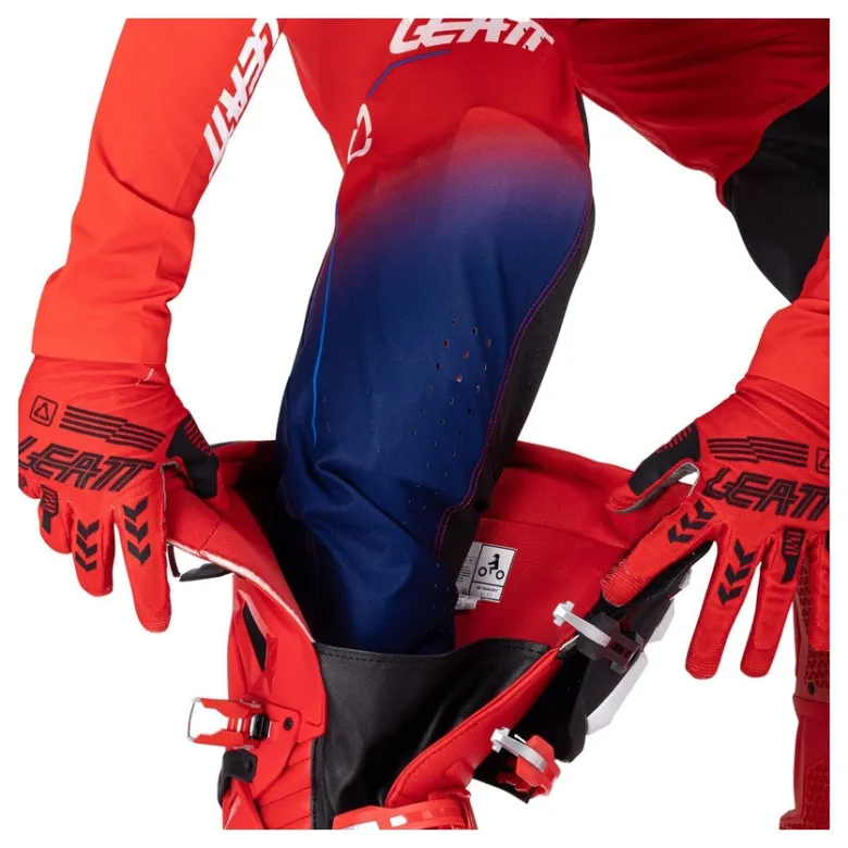 Spodnie cross LEATT MOTO 5.5 I.K.S. ROYAL BLUE/RED niebieski czerwony