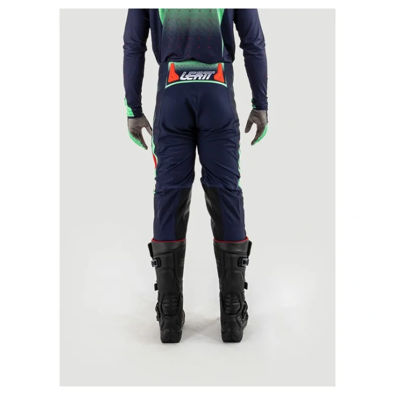 Spodnie cross LEATT MOTO 4.5 MATCHA zielony granatowy czerwony